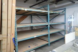 Lot of (2) Sections 78"x7'x9' Pallet Racking.