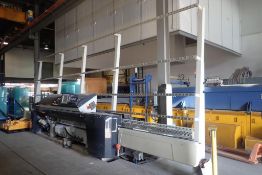 2012 Glaston Bavelloni Hiyon V10 Vertical Edge Grinder/Mitre Machine. SN 114284.