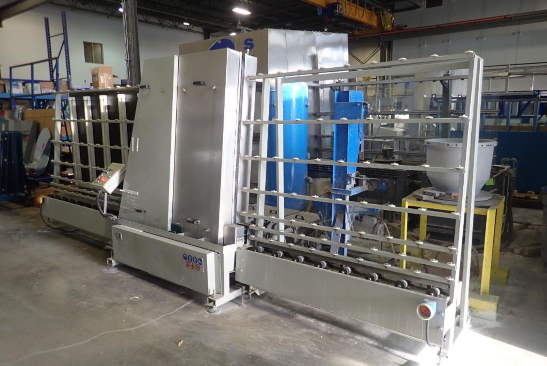 2003 Z.Bavelloni 1604 13 Vertical Glass Washer. SN 200204600.