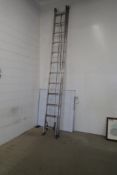 Louisville Aluminum 24' Extension Ladder.