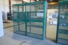 8'x24"x88" Lockout Cabinet w/Lifting Lugs.