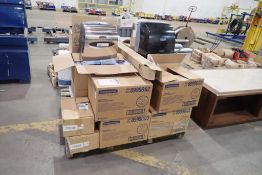 Lot of NEW Paper Towel Dispensers, White Mailing Labels, Microwave, Copier Paper, etc.