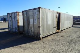 Lot of (2) 40' Sea Containers w/Fluorescent Lights.