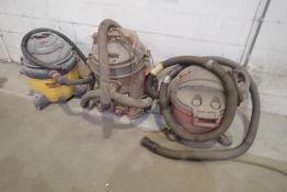 Lot of (3) Shop Vacuums.