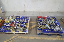 Lot of (2) Pallets Asst. Stainless Steel and Brass Fittings ,etc.