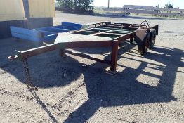 Lot of Tandem Axle Sandblast Dolly and 4-Wheel Sandblast Dolly.