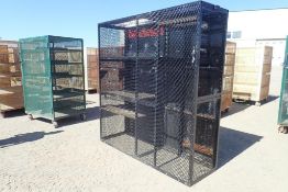 Lot of (2) Lockout Cabinets and (1) Mobile Lockout Cabinet.