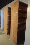 Lot of (4) Wooden 6-Shelf Bookcases.