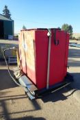 Skidded Fuel Cube w/Gravity Fed Pump and Forklift Pockets.