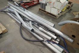 Lot of Approx. 20pcs 3" Conduit and (2) Lengths 4-Strand Cable.