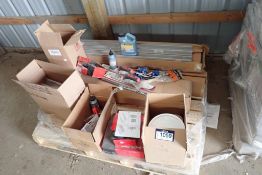 Lot of Adhesive Spreaders, Grout Refresher, Stone Sealer, (2) Hilti Slope Adapters, etc.