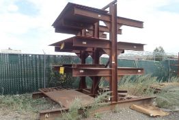 Lot of Double Sided Cantilever Rack, Plate Steel and Asst. Crops.