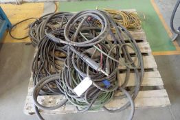 Lot of Asst. Welding Cable, Mig Leads, Gouger, etc.