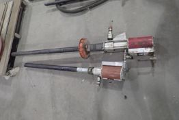 Lot of (2) Alemite Pneumatic Barrel Pumps.