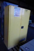 Justrite Flammable Storage Cabinet.