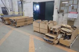 Lot of (4) Pallets Asst. Cable Tray, Shrink Tubing etc.