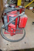 Propel 20-Ton Air/Hydraulic Bottle Jack.