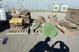 Lot of Asst. Outrigger/Dolly Pads and Dunnage.