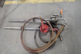 Lot of (2) Manual Barrel Pumps.