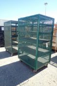 Lot of (2) Mobile Lockout Cabinets.