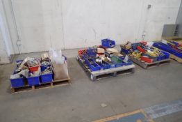 Lot of (3) Pallets Asst. Stainless Steel, Spacers, etc.