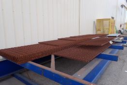 Lot of 9pcs Metal Grating.