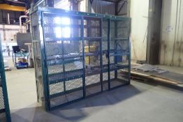 113"x26"x7' Lockout Cabinet w/Lifting Lugs.