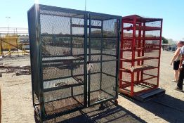 Lot of Mobile Lockout Cabinet and Lockout Cabinet.