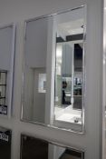 Mirror Fronted-Chrome Frame Right Hinge 16"x26"x4" Medicine Cabinet.