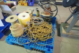 Lot of Nylon Rope, Extension Cords, etc.