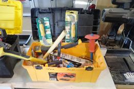 Lot of Work Force Tool Box and Asst. Hand Tools .