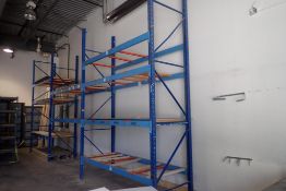 Lot of (7) Sections Pallet Racking- 9'x36"x12'- RACKING ONLY.