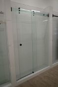 Glass 58"x84" Sliding Door Shower Enclosure.