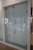 Glass 58"x90" Right Hinge Door Shower Enclosure.