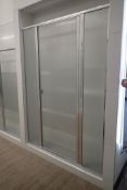 Glass 58"x80" Right Hinge Door Shower Enclosure.