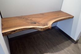 Live Edge 56 1/2" Wood Shelf.