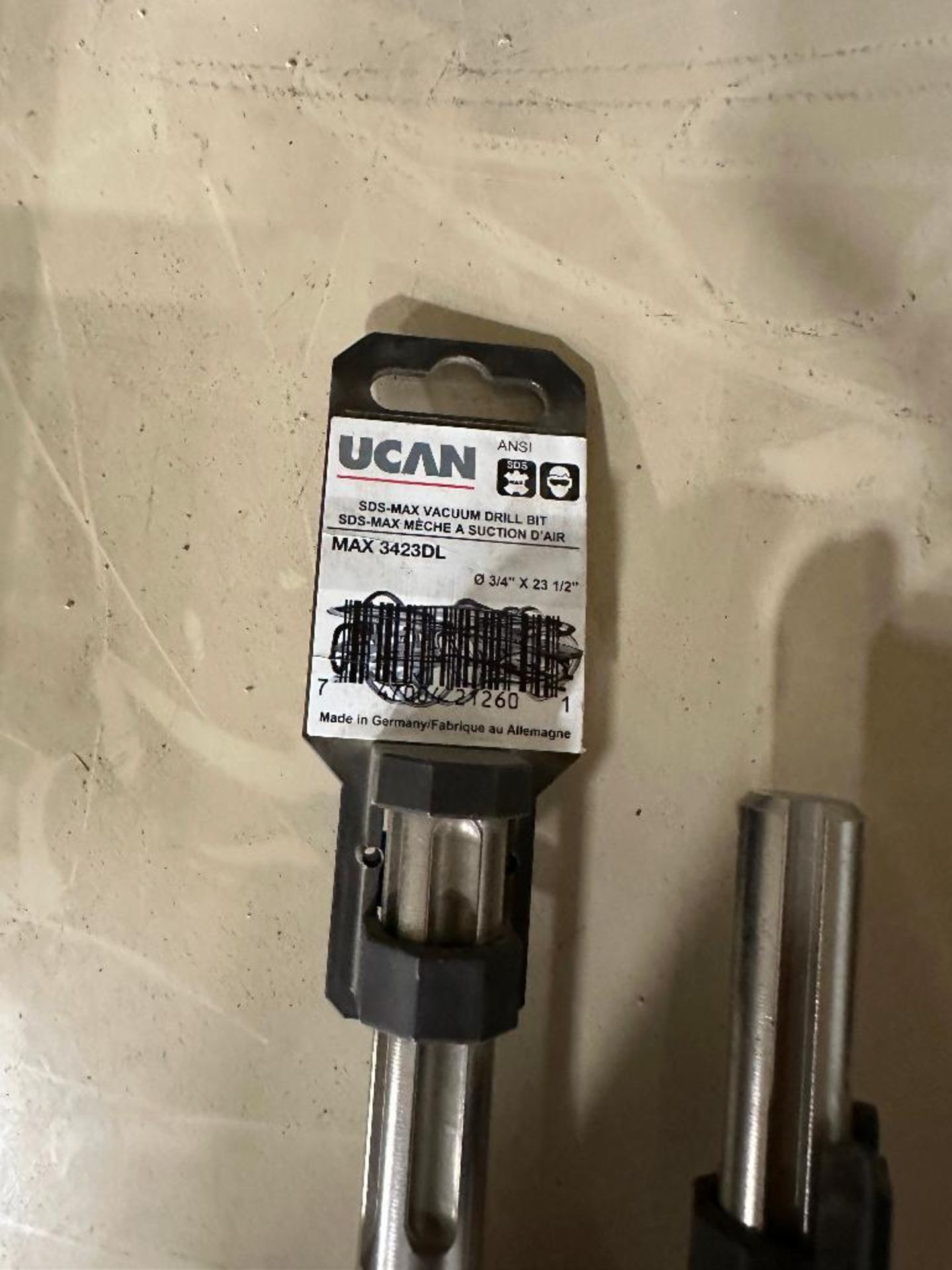 Lot of (2) UCAN SDS-MAX Vacuum Drill Bit 3/4" X 23.5" - Image 4 of 4