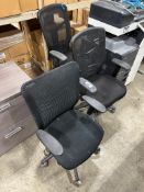 Lot of (3) Asst. Task Chairs