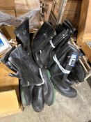 Lot of (7) Pairs of Asst. Rubber Boots