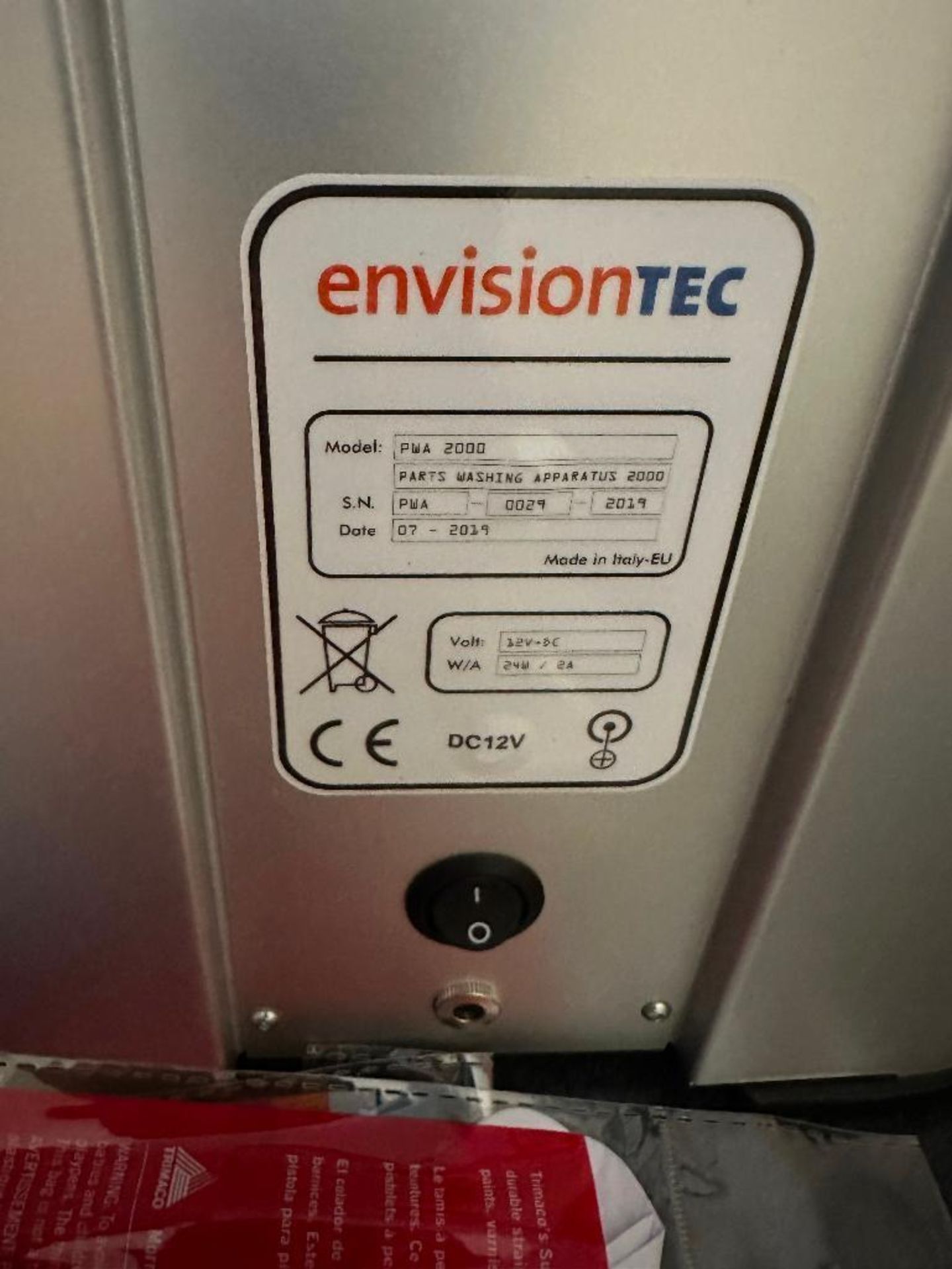 EnvisionOne cDLM Professional Resin 3D Printer w/ Parts Curing & Washing, Oxygen Concentrator, etc. - Image 13 of 19
