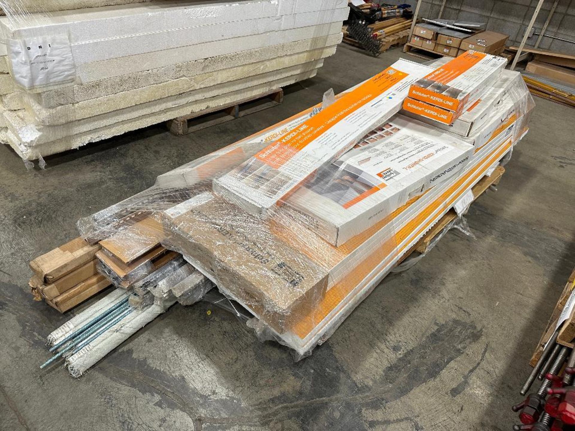 Lot of Asst. Ready Rod, Drain Covers, Kerdi-Line, Kerdi-Board, etc. - Image 3 of 4