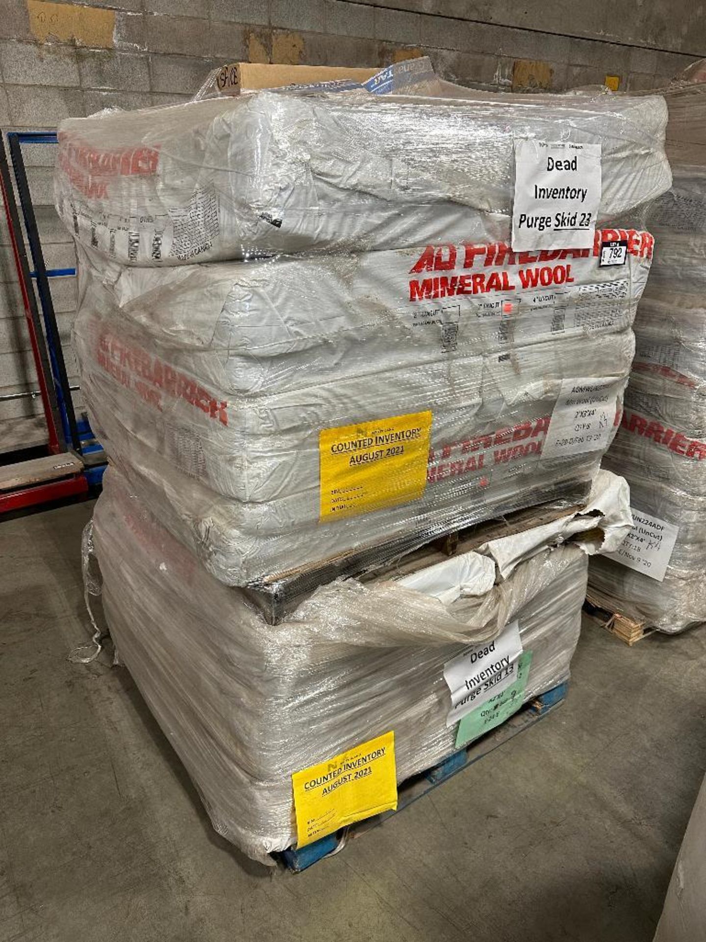 Pallet of Asst. Fire Barrier Mineral Wool