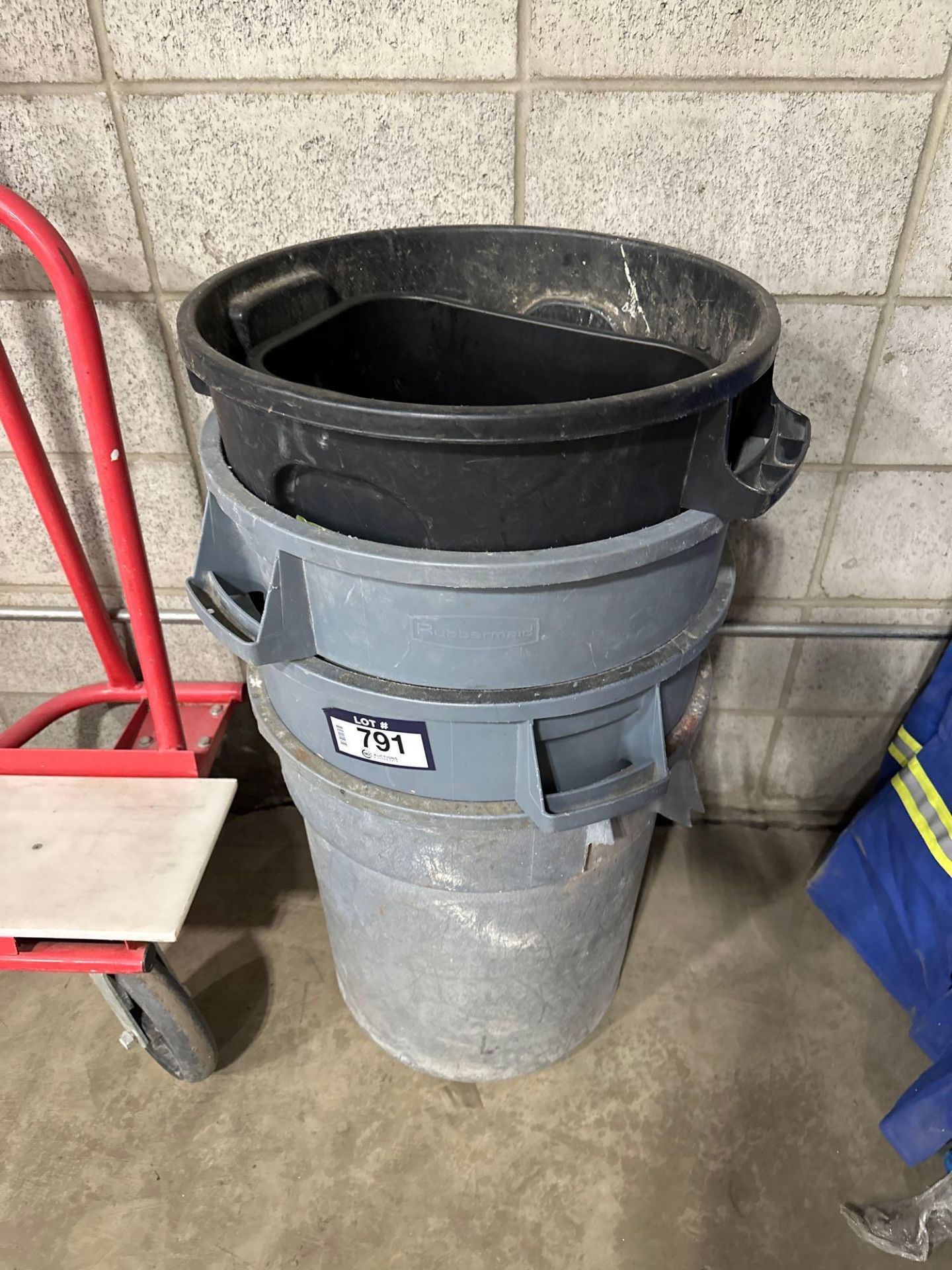 Lot of (5) Asst. Waste Bins