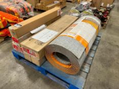 Pallet of (7) Boxes of Asst. Nuheat Floor Heating Systems and (1) Roll of Ditra-Heat System