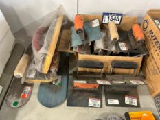 Lot of Asst. Hand Groovers, Floats, Edging Tools, etc.