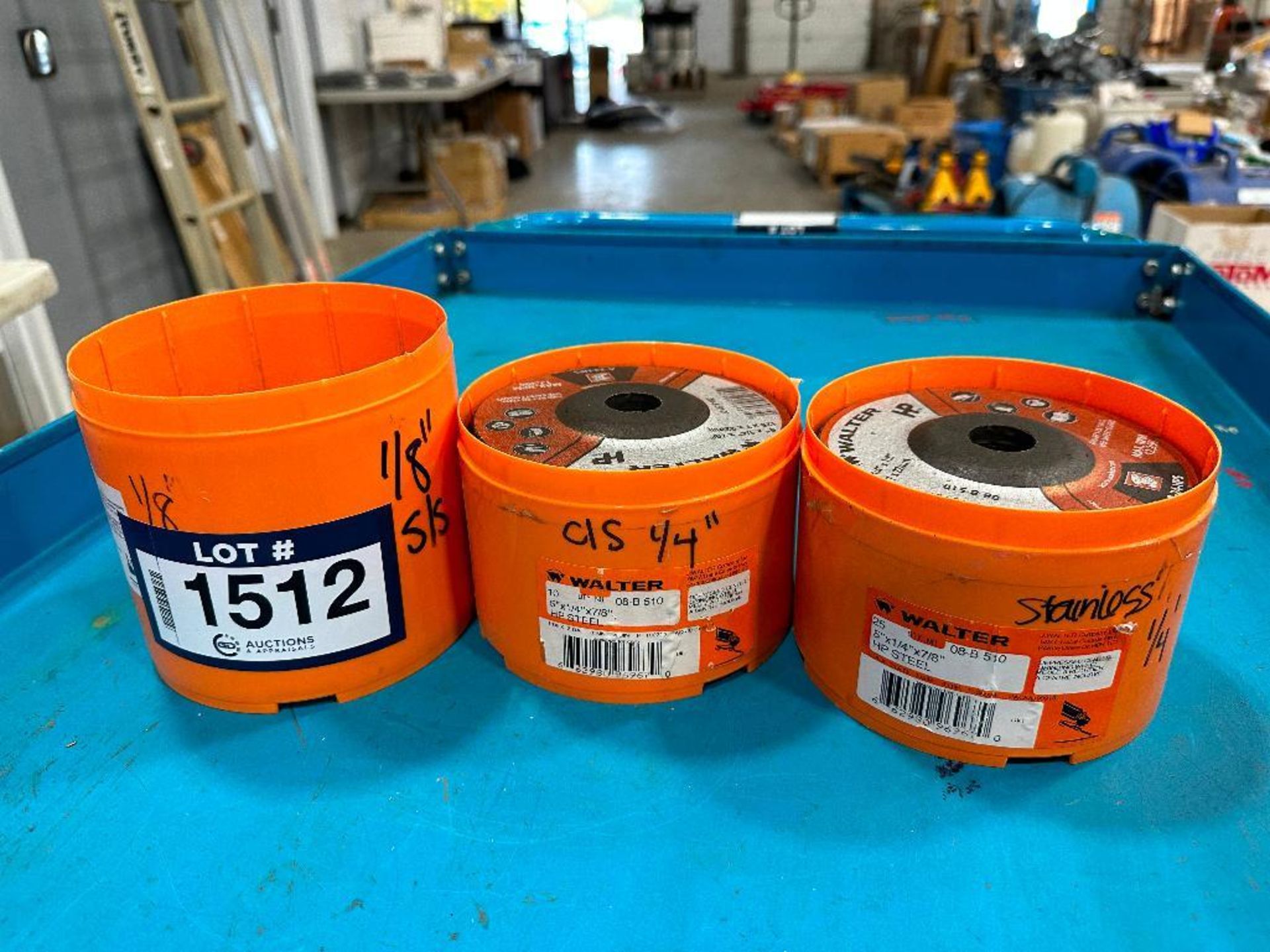 Lot of (3) Containers of Asst. Walter Grinding Discs - Image 2 of 4