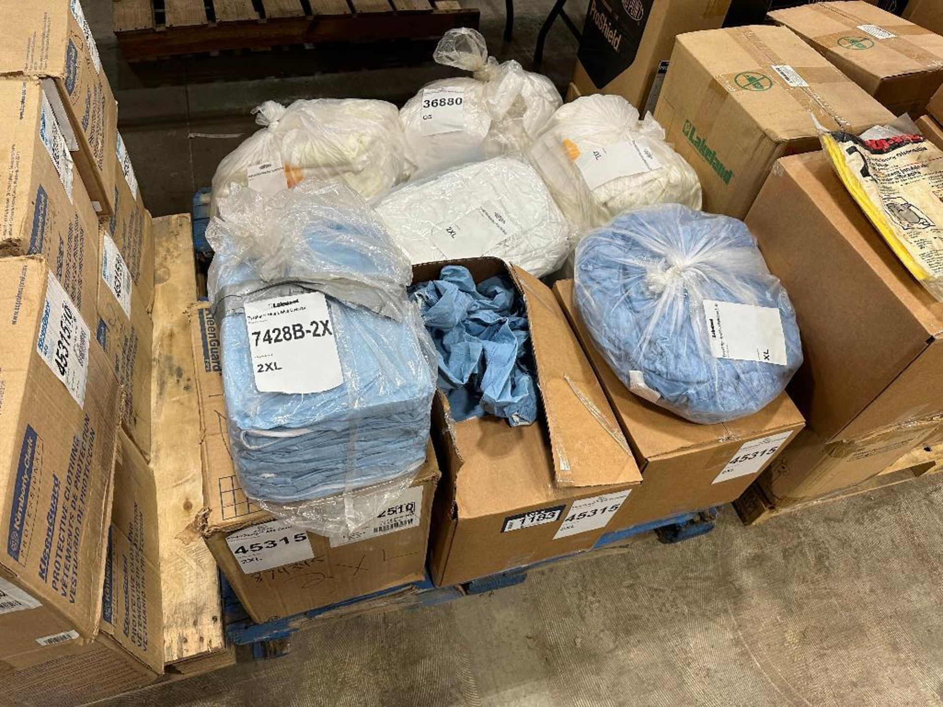 Pallet of Asst. Disposable Coveralls