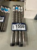 Lot of (4) UCAN SDS 18mm X 300mm Rotary Hammer Drill Bit