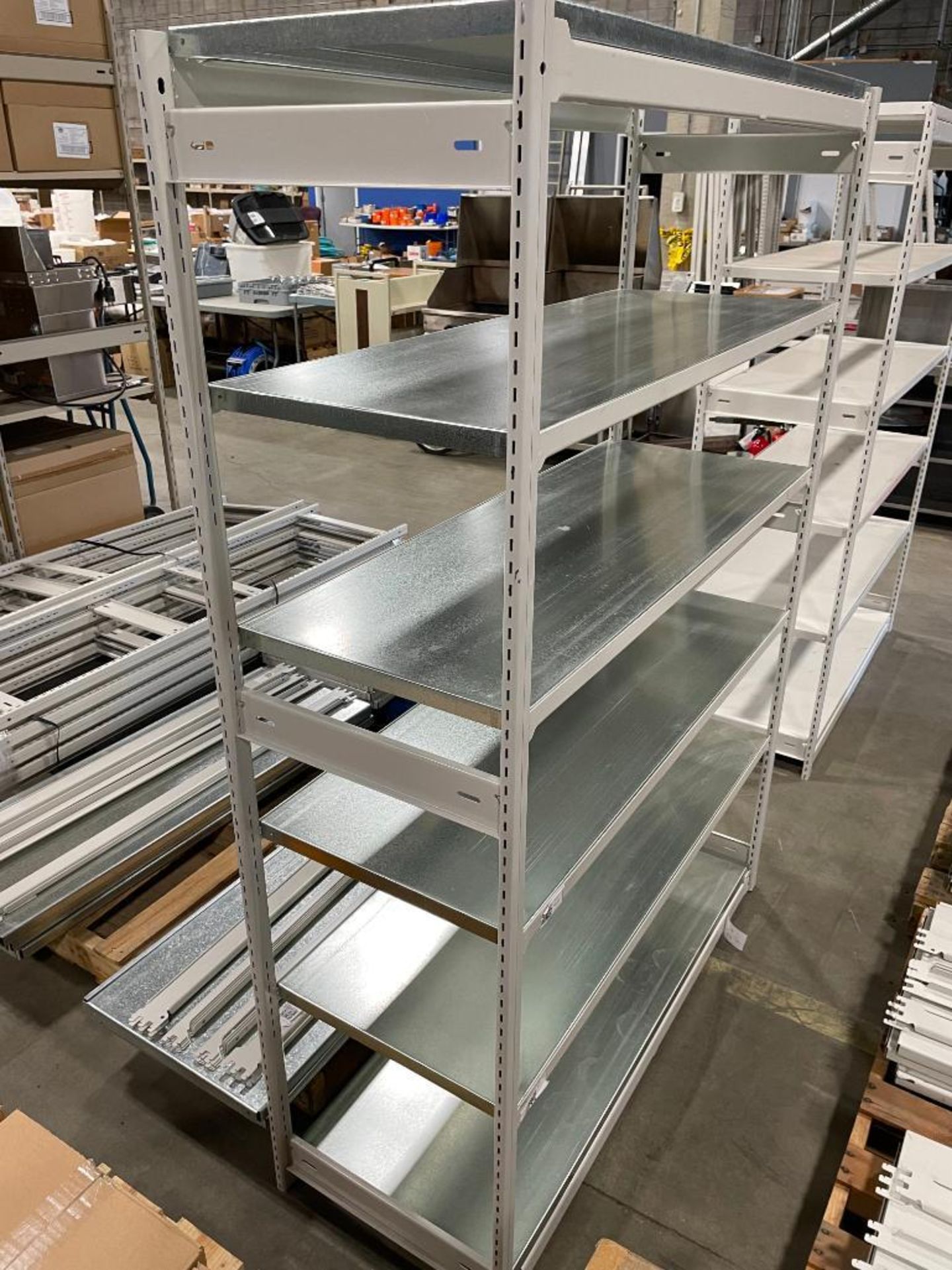 48" x 18" x 72" E-Z-Rect Trimline Shelving - Image 5 of 8