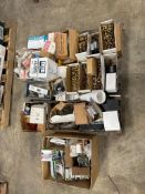 Pallet of Asst. Brass Fittings, Nipples, Electrical Covers, Gaskets, Connectors, etc.